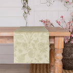 Rabbit & Fern Jacquard Table Runner