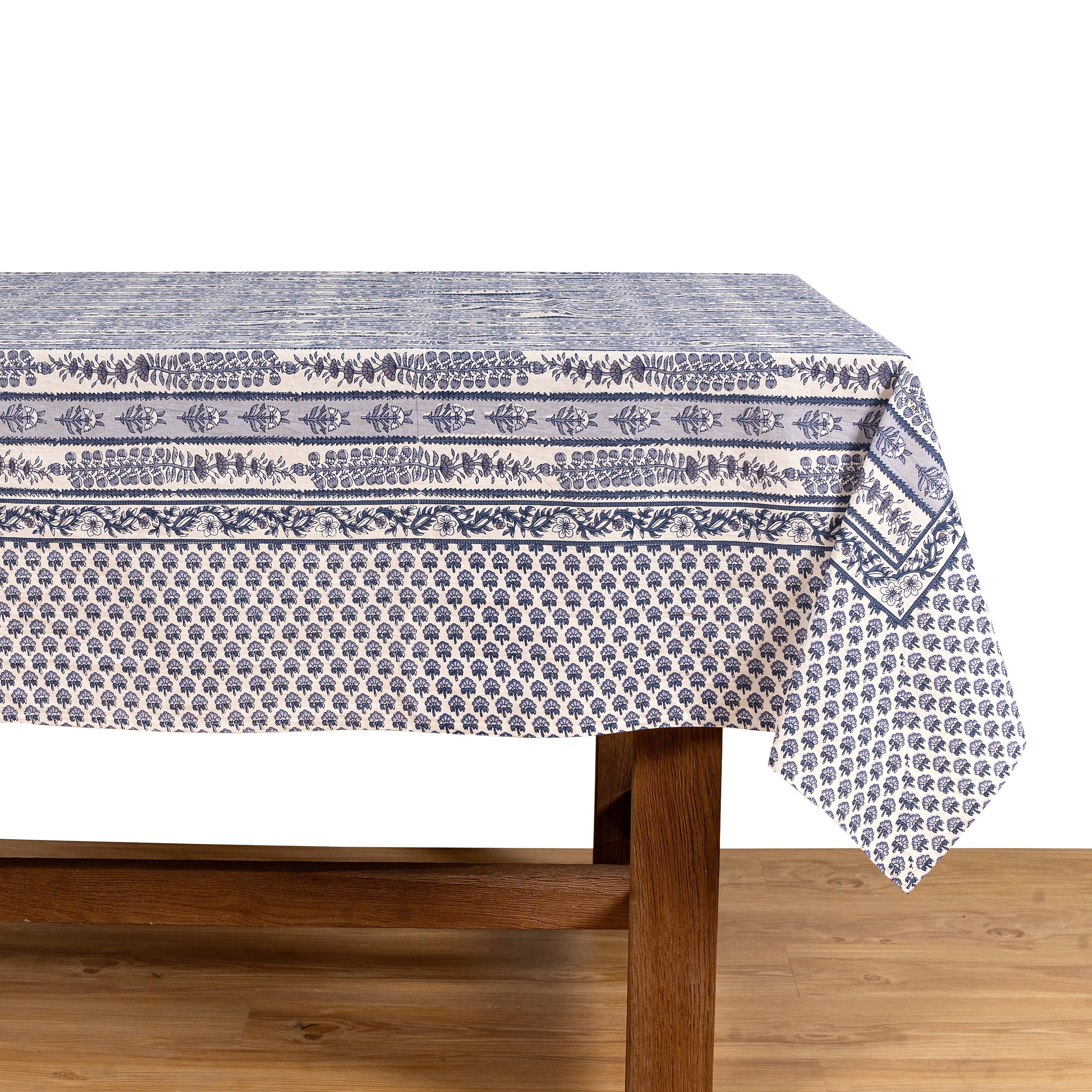 Provence Avignon Blue & Marine Tablecloth