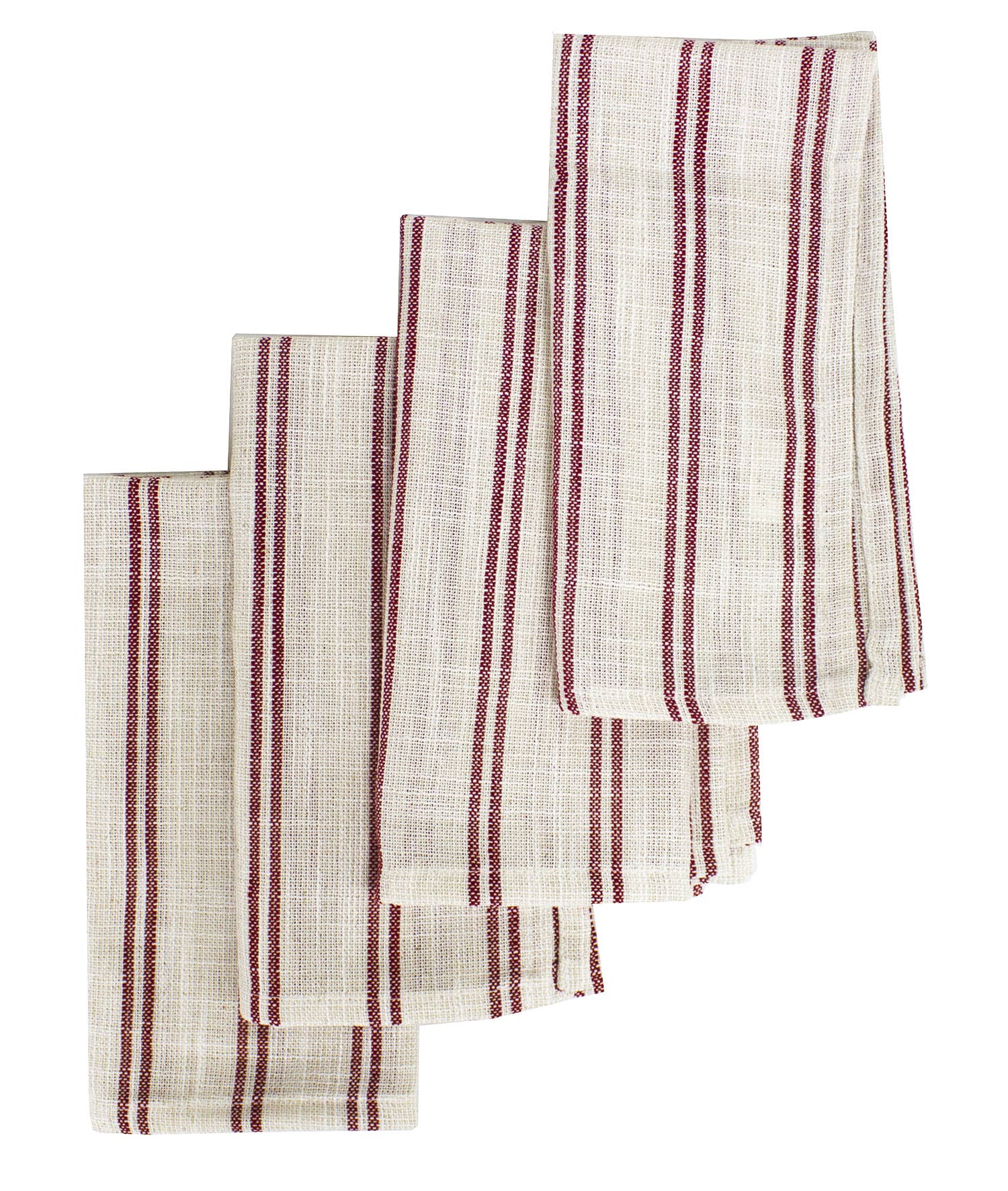 Modern Striped Linen-poly Cloth Dinner Napkin