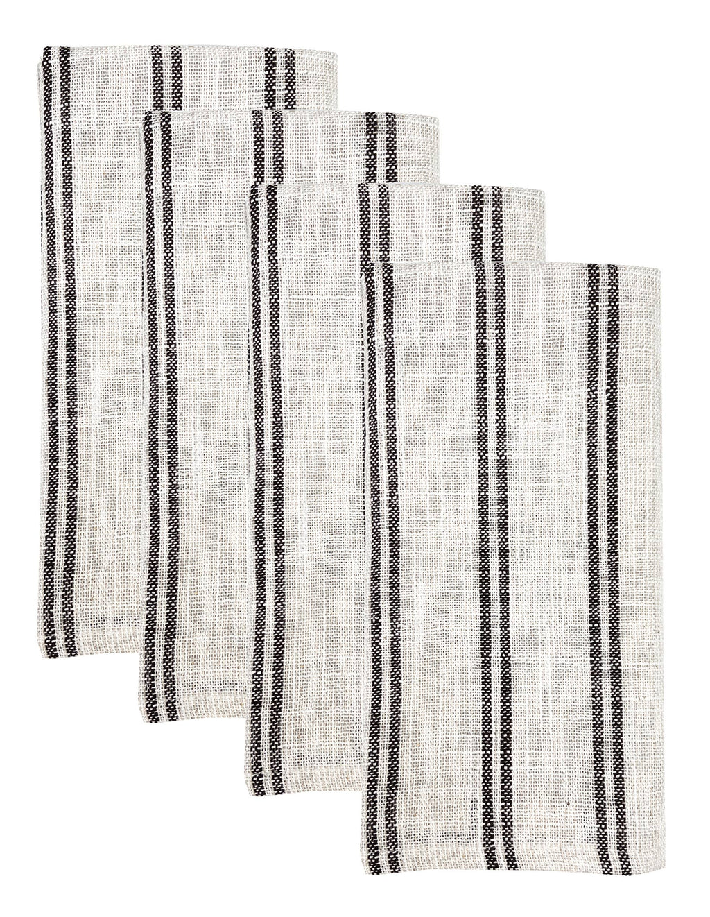 Modern Striped Linen-poly Cloth Dinner Napkin