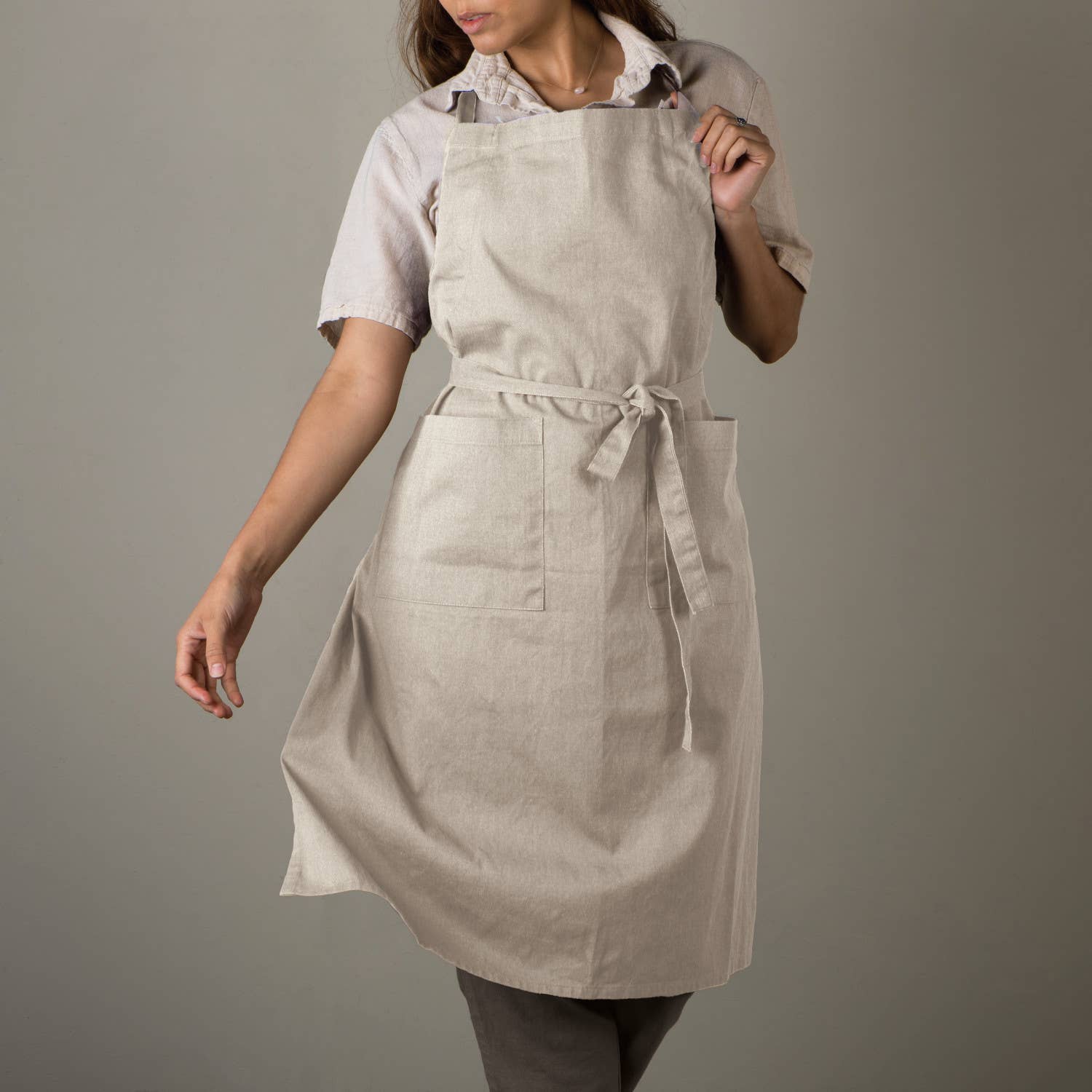 Dove Gray Stonewash Apron