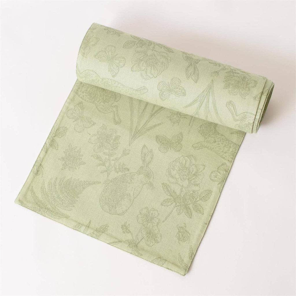 Rabbit & Fern Jacquard Table Runner