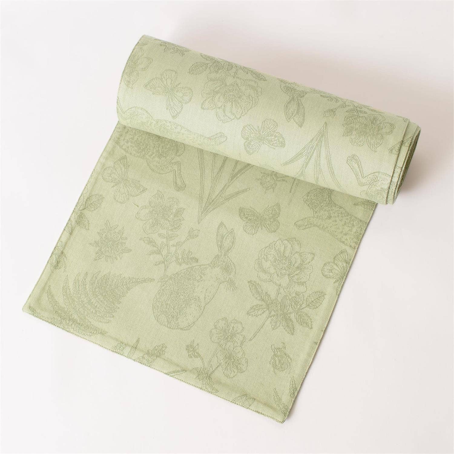 Rabbit & Fern Jacquard Table Runner