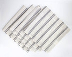 Modern Striped Linen-poly Cloth Dinner Napkin