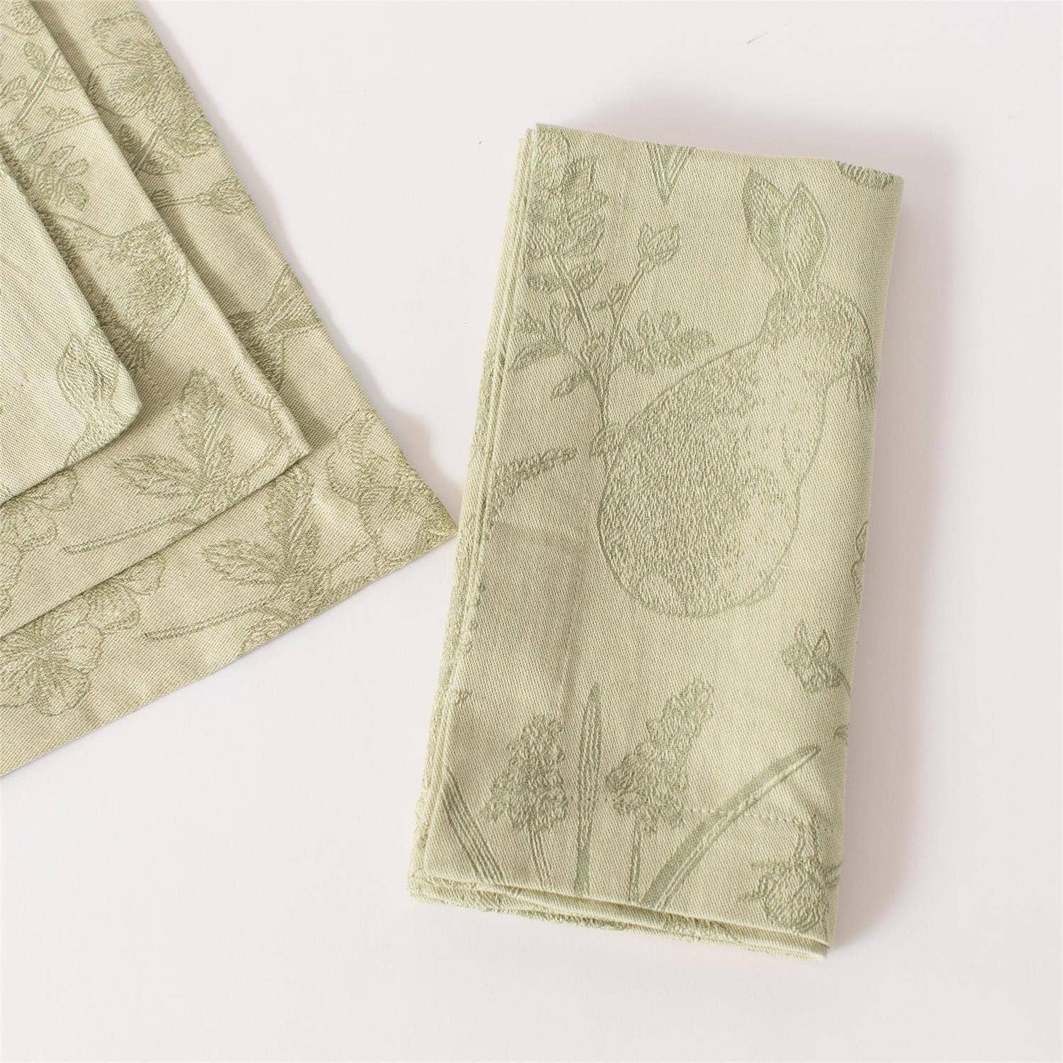 Rabbit & Fern Jacquard Napkin