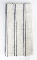 Modern Striped Linen-poly Cloth Dinner Napkin